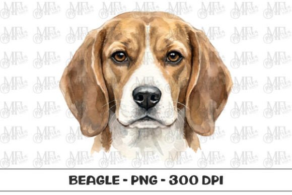 Beagle Watercolor Portrait PNG: A Guide to High-Quality Digital Art for Crafters