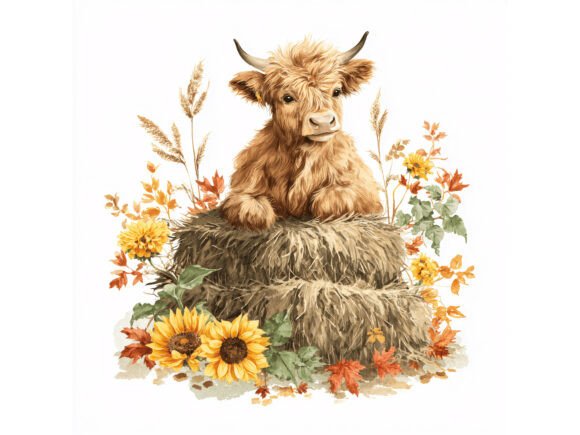 Bringing Autumn Indoors: A Guide to Using Highland Cow Fall Farm Digital Art for Creative Projects
