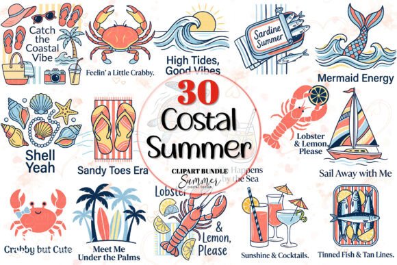 Coastal Tropical Summer Clipart Bundle: A Practical Guide for Designers and Makers