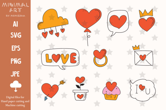 Crafting Heartfelt Moments with Simple and Cute Valentine’s Day Illustrations