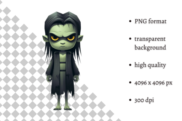 Cute Halloween Zombie PNG Clipart: Elevate Your Spooky Season Designs
