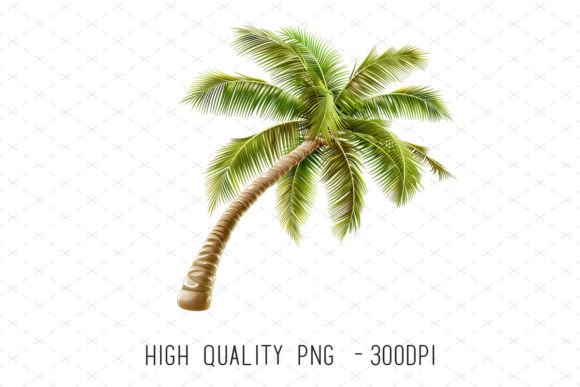 Enhancing Creative Projects with High-Quality Tropical Coconut Palm Tree Clipart PNG