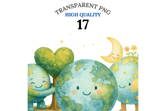 Enhancing Educational and Creative Projects with 17 Earth Clipart Assets