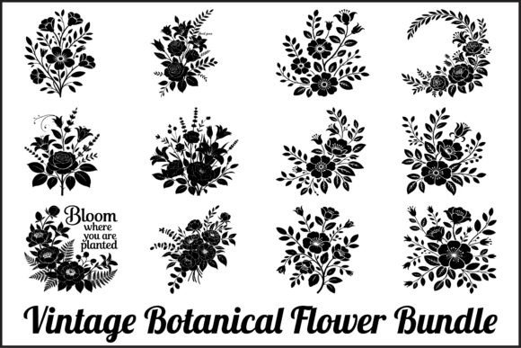 Mastering Vintage Botanical Flower SVG Set for Modern Digital Craftsmanship