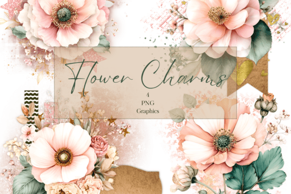 Soft Romantic Floral Clipart Graphics: A Guide for Crafters and Designers
