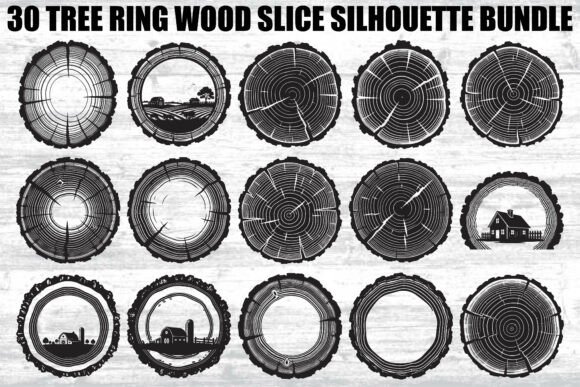 Tree Ring Wood Slice SVG Bundle: A Comprehensive Guide for Crafters