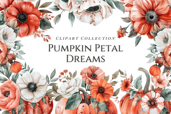 Watercolor Fall Clipart Pumpkin Petals: Integrating Seasonal Assets into Creative Workflows